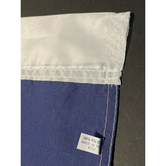 Santa Christmas curtain panel single drapes Wreath Holly tapestry 43" x 28" - Picture 5 of 7